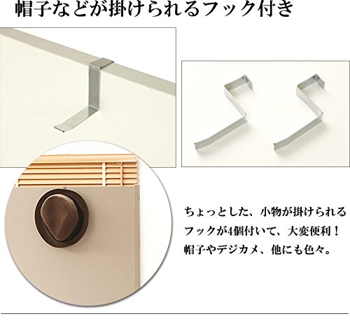 Amazon｜オフィスパーテーション ダークブラウン 茶色 衝立 4連 高さ